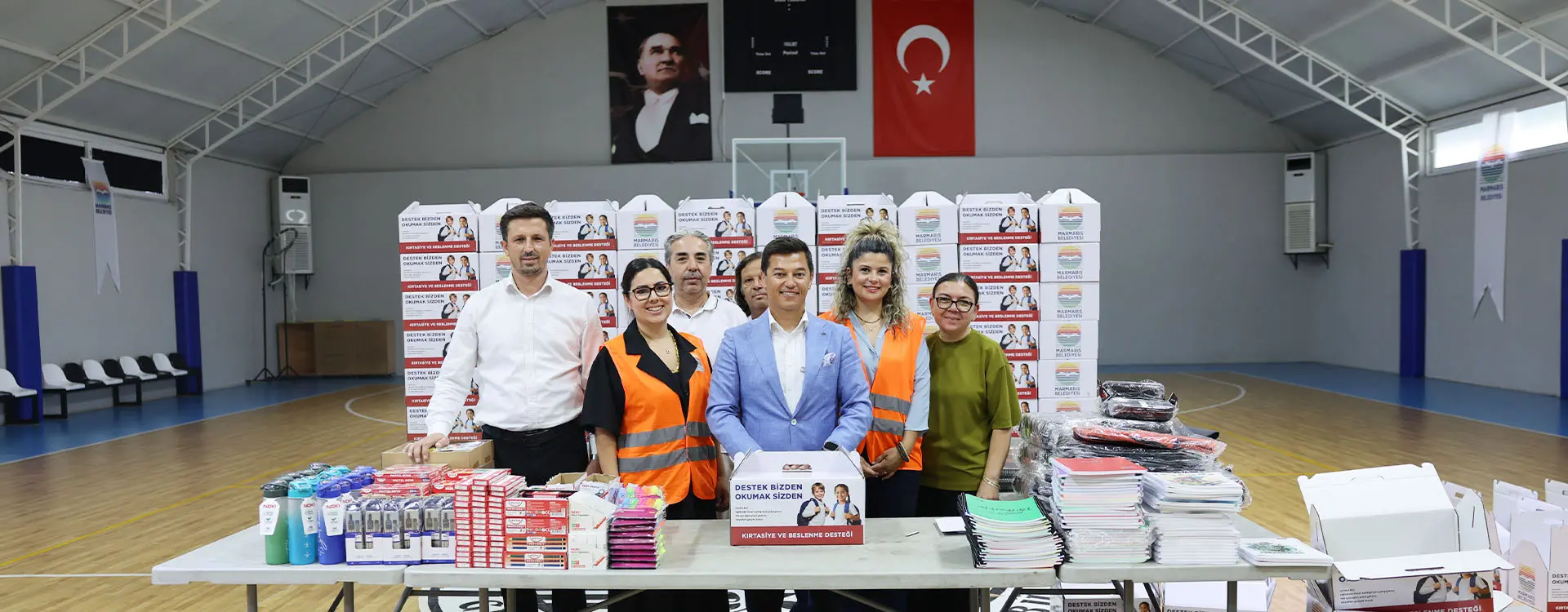 ÖĞRENCİLER YENİ EĞİTİM YILINA DESTEKLE BAŞLIYOR